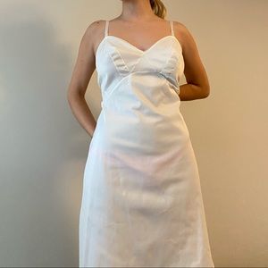 Vintage White slip bustier dress